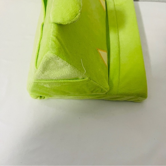 Kids IPad/Tablet & Book Pillow Stand Holder Lap Soft Green Frog Perfect EUC - Picture 6 of 7